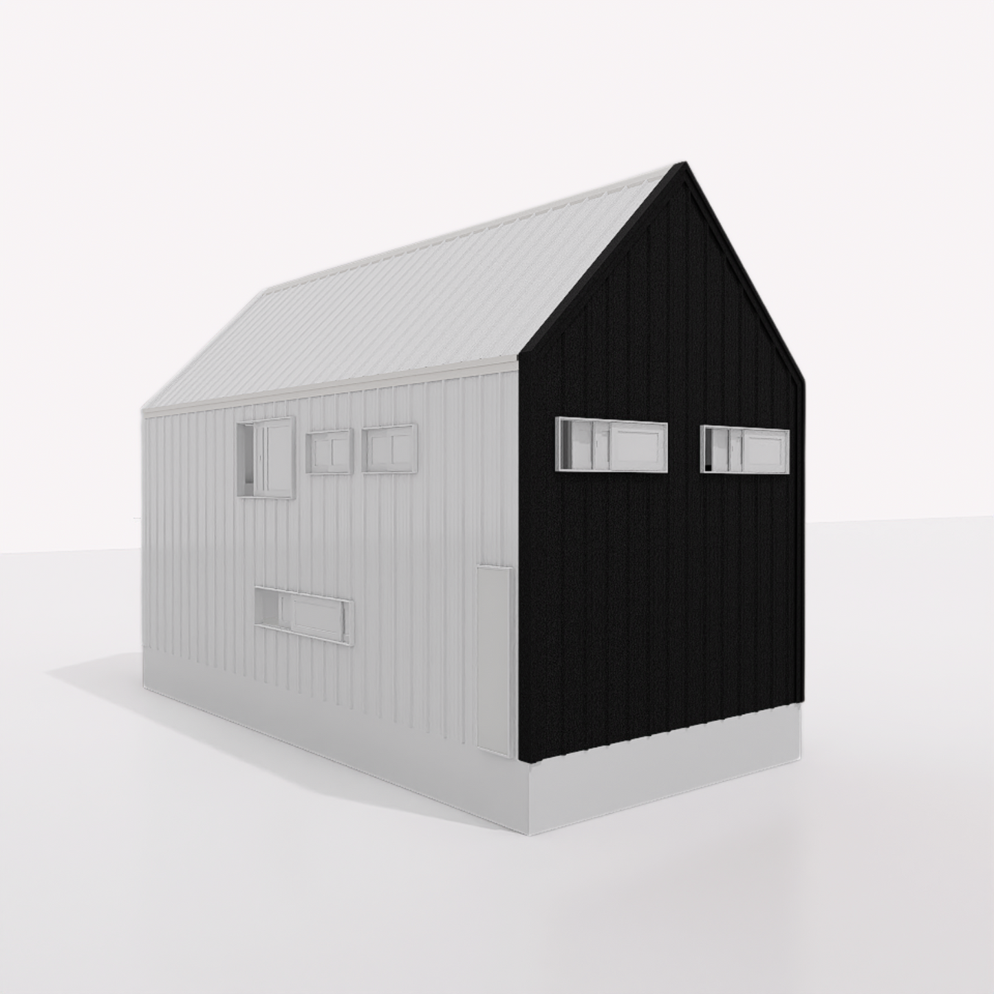 Cladding: Rust Resistant Stone Coated Steel OR uPVC