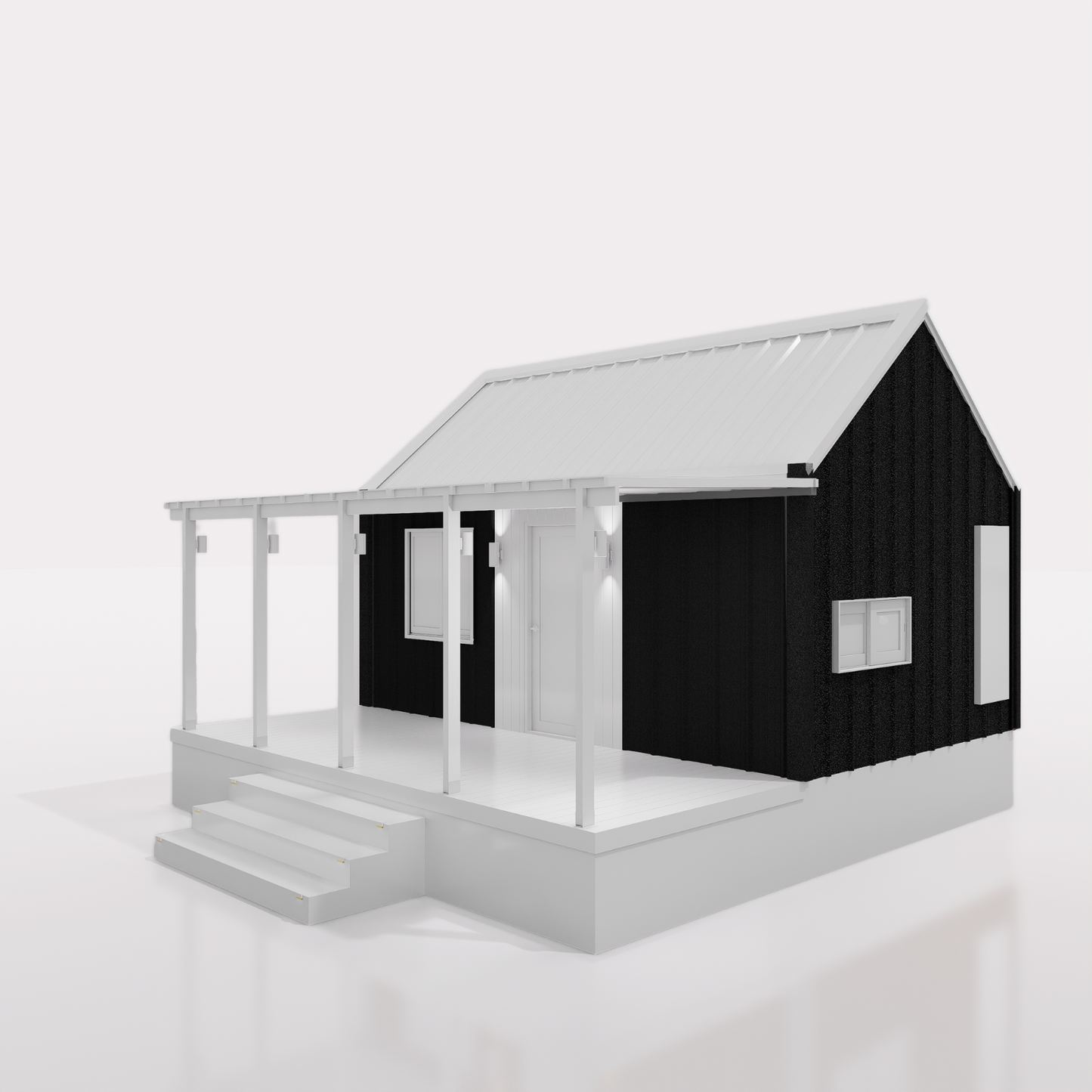 Cladding: Rust Resistant Stone Coated Steel OR uPVC
