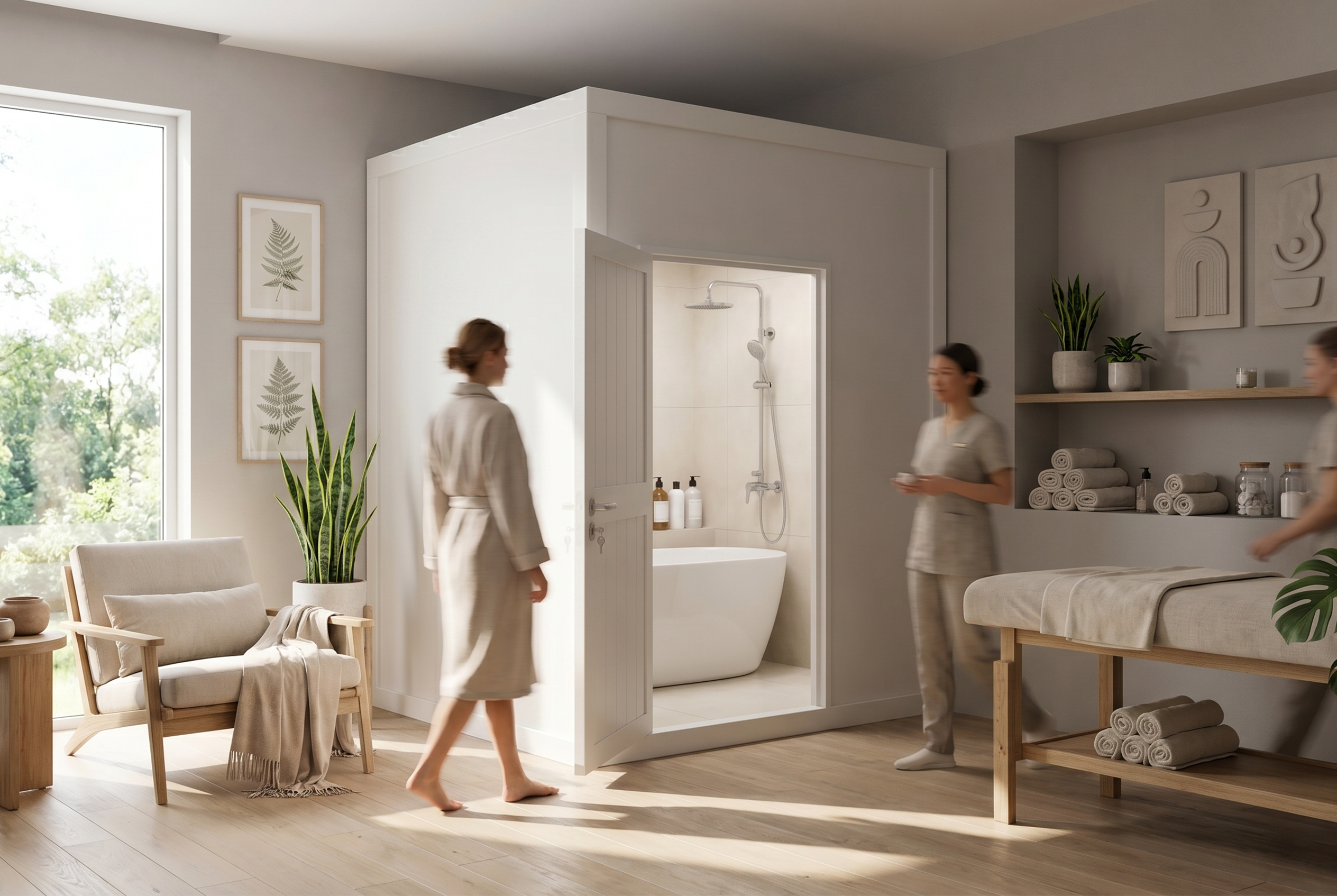 One Use Pod Shower Pod – CUBO Modular Inc.