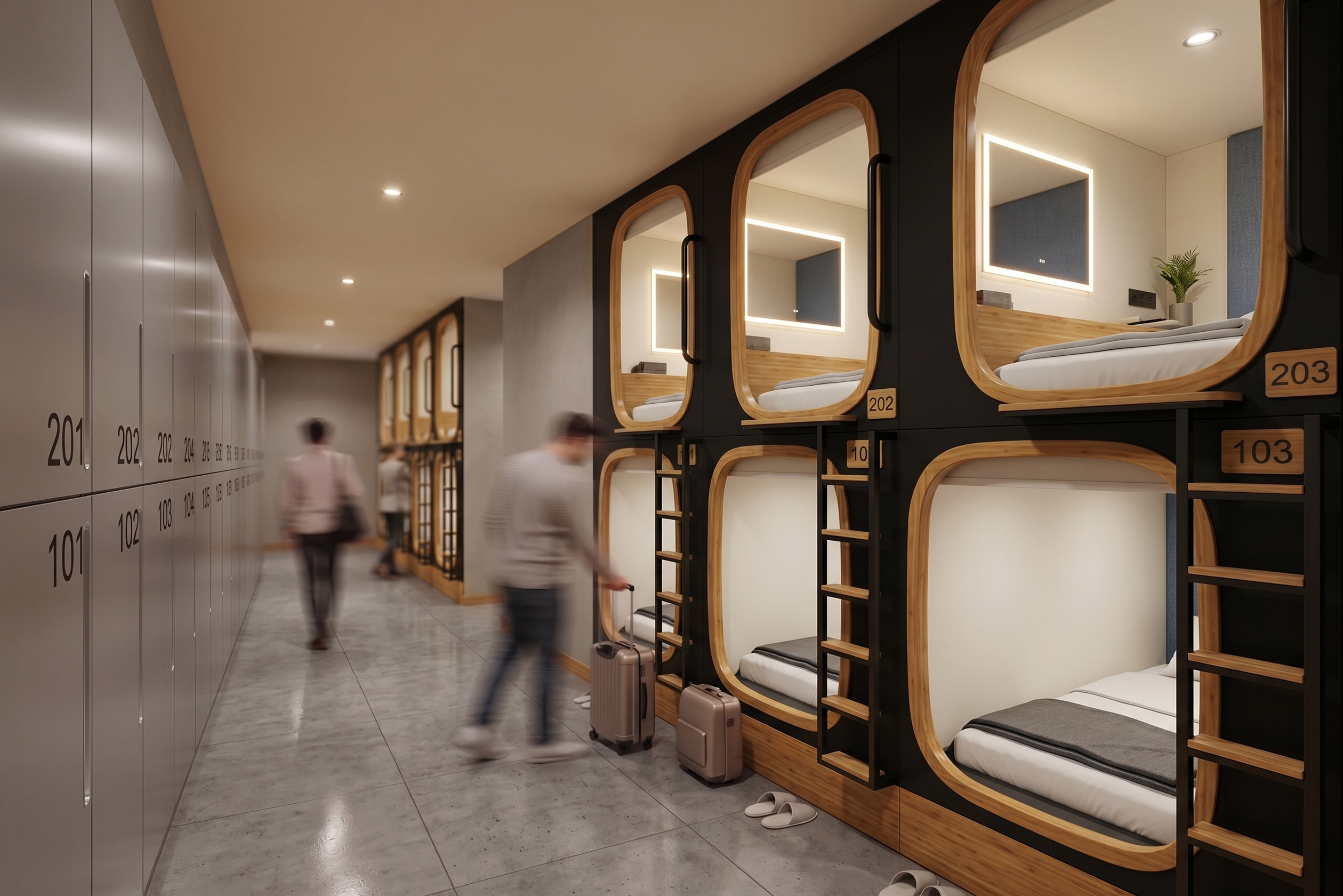 Sleep Pod Community Sleeping Pod – CUBO Modular Inc.