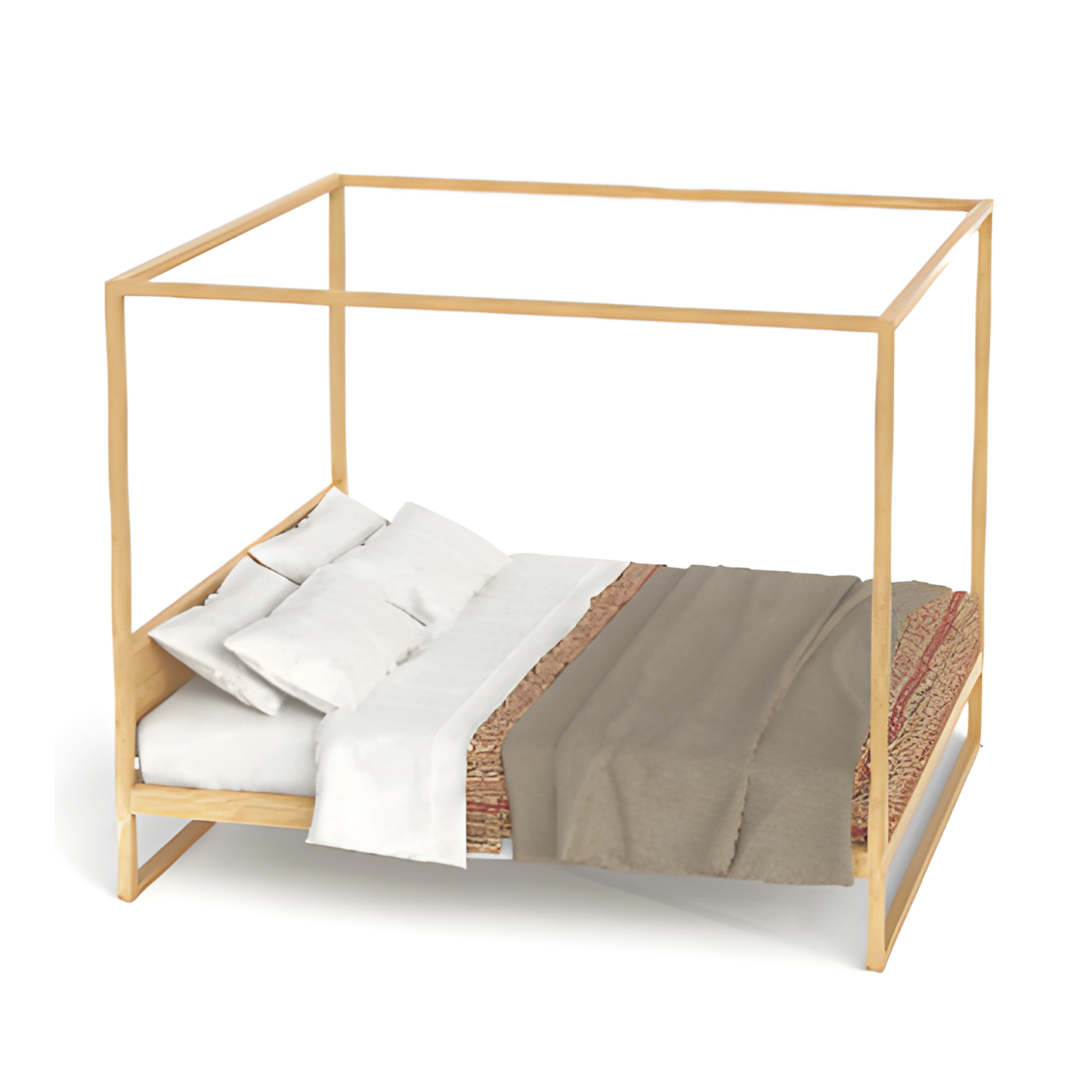 Ah Tay Four-Poster Bed Frame ( King Size)