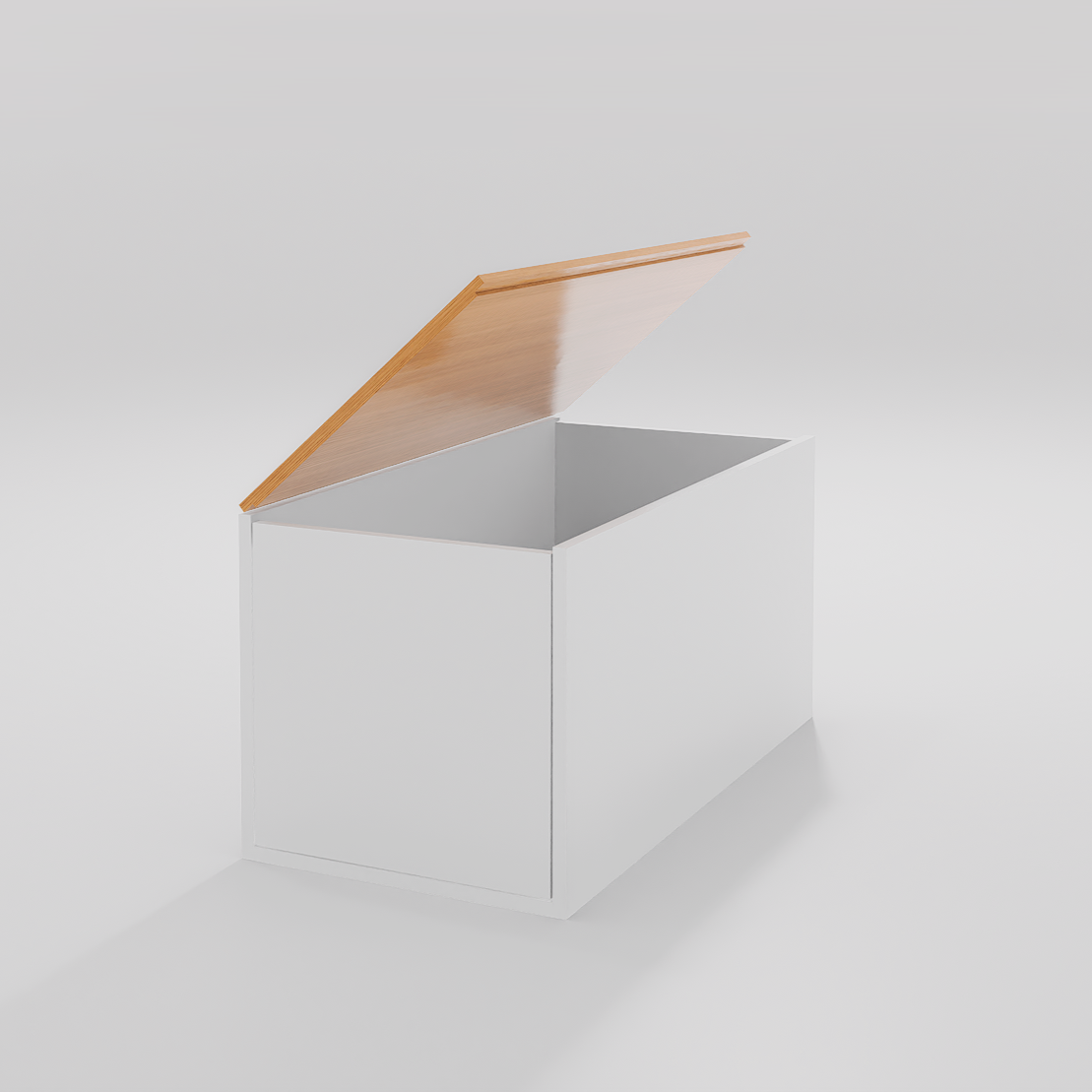 Engineered Bamboo Half Step Storage Chest – CUBO Modular Inc.