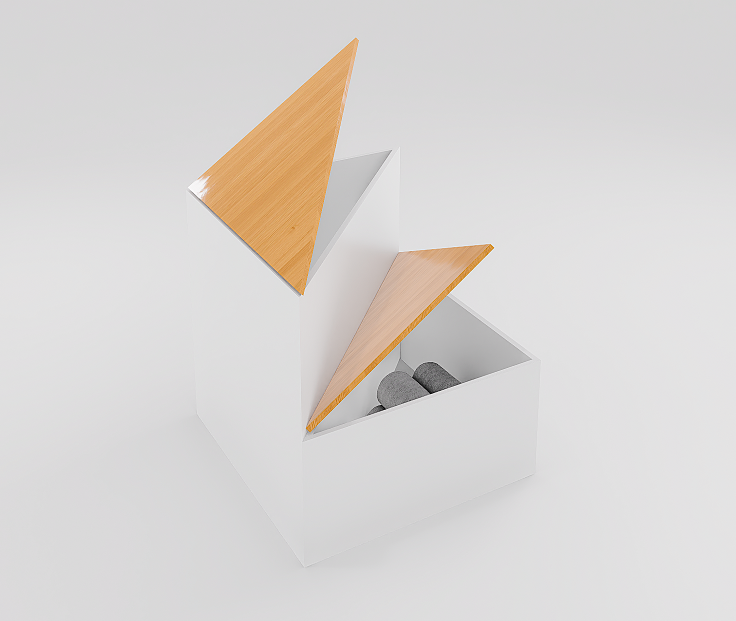 Engineered Bamboo Split Steps Storage Chest – CUBO Modular Inc.